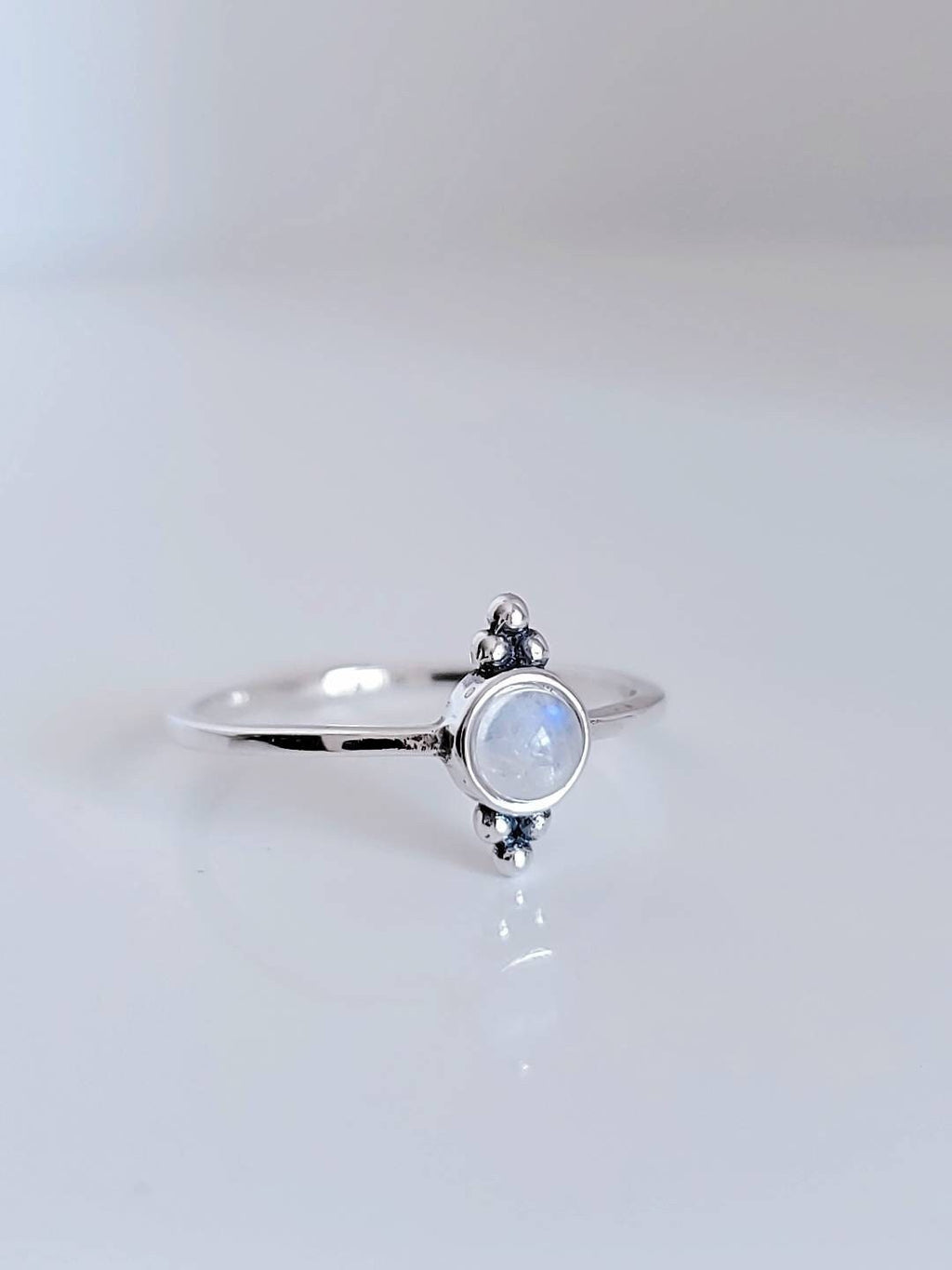 Daintt Moonstone Women's Ring – 925 Sterling Silver