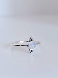 Daintt Moonstone Women's Ring – 925 Sterling Silver