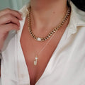 Gold Women's Cuban Link Chain