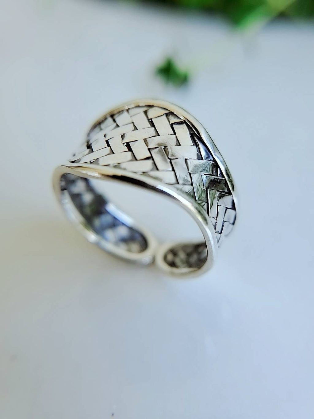 Adjustable Braided Ring