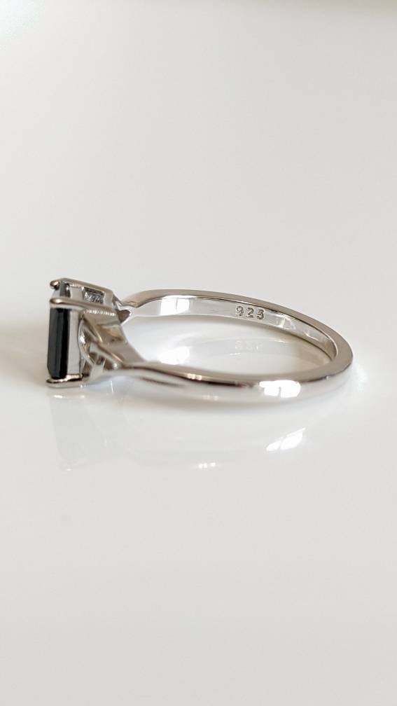 Black Onyx Celtic Women Ring