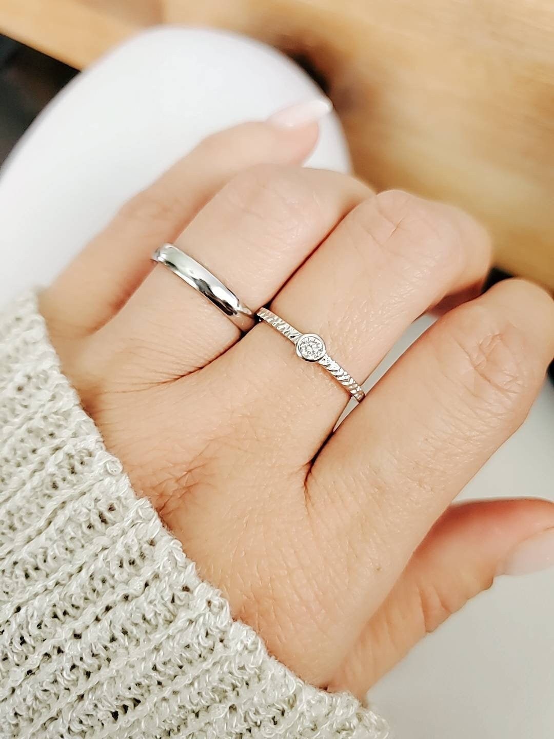 Wedding Band – Sterling Silver with 3mm Width