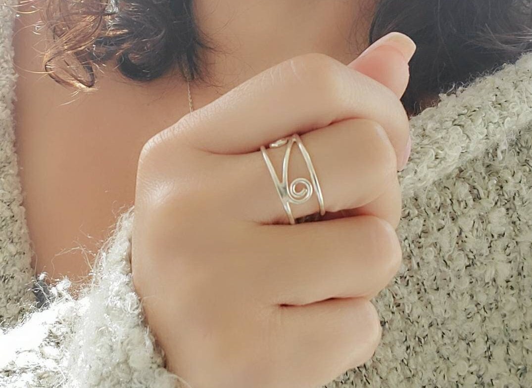 Spiral Ring – 925 Sterling Silver