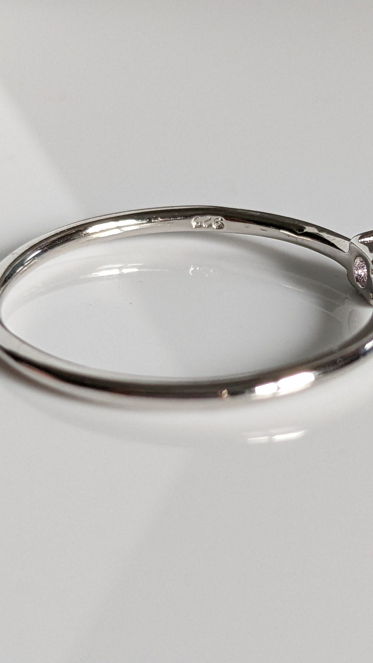 Dainty Genuine Amethyst Ring – 925 Sterling Silver