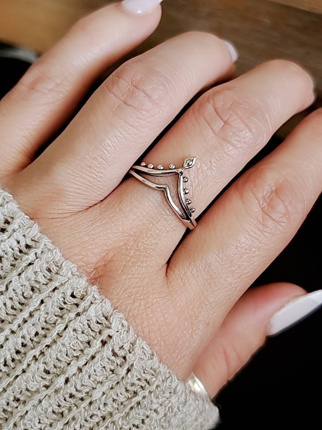 Women's Statement Ring – 925 Sterling Silver