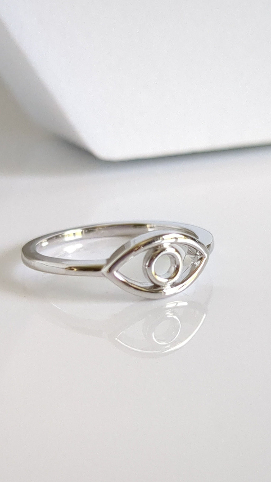 Evil Eye Ring – 925 Sterling Silver