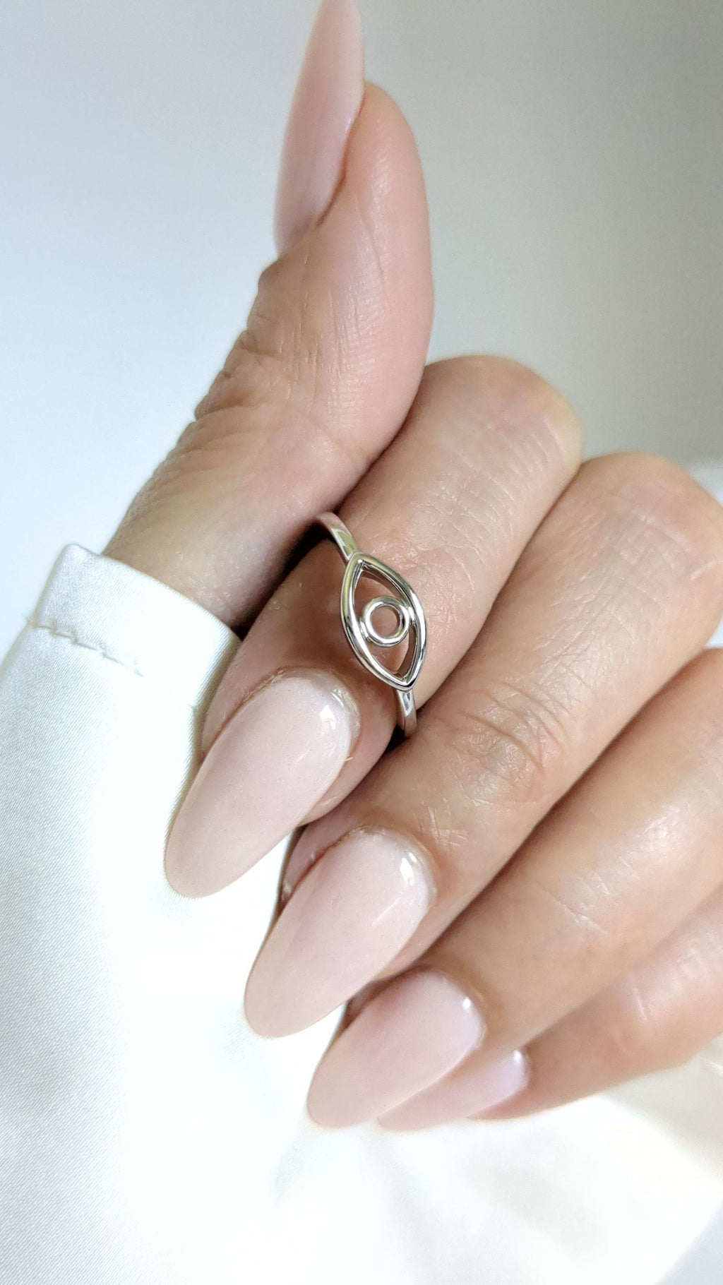 Evil Eye Ring – 925 Sterling Silver