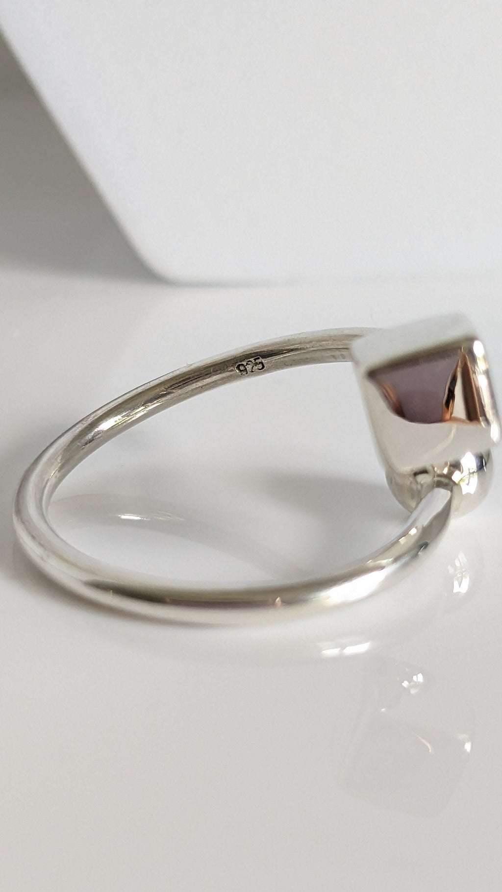 Modern Square Sphere Ring – 925 Sterling Silver