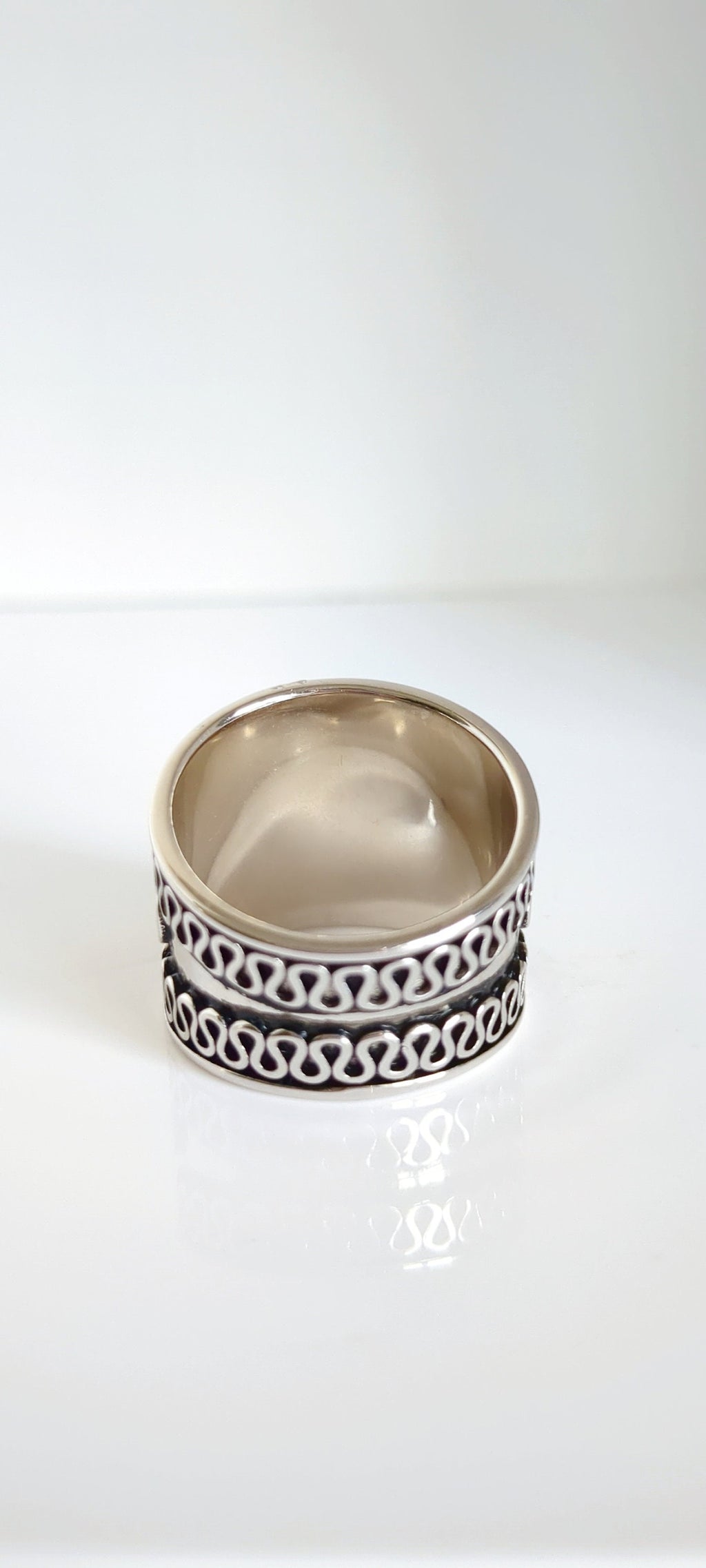 Chunky Ring – 925 Sterling Silver with Oxidized Finish