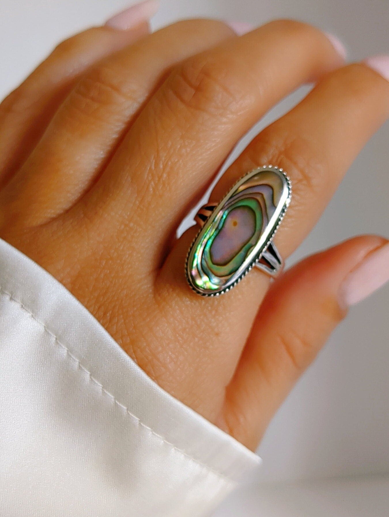 Abalone Ring Ring