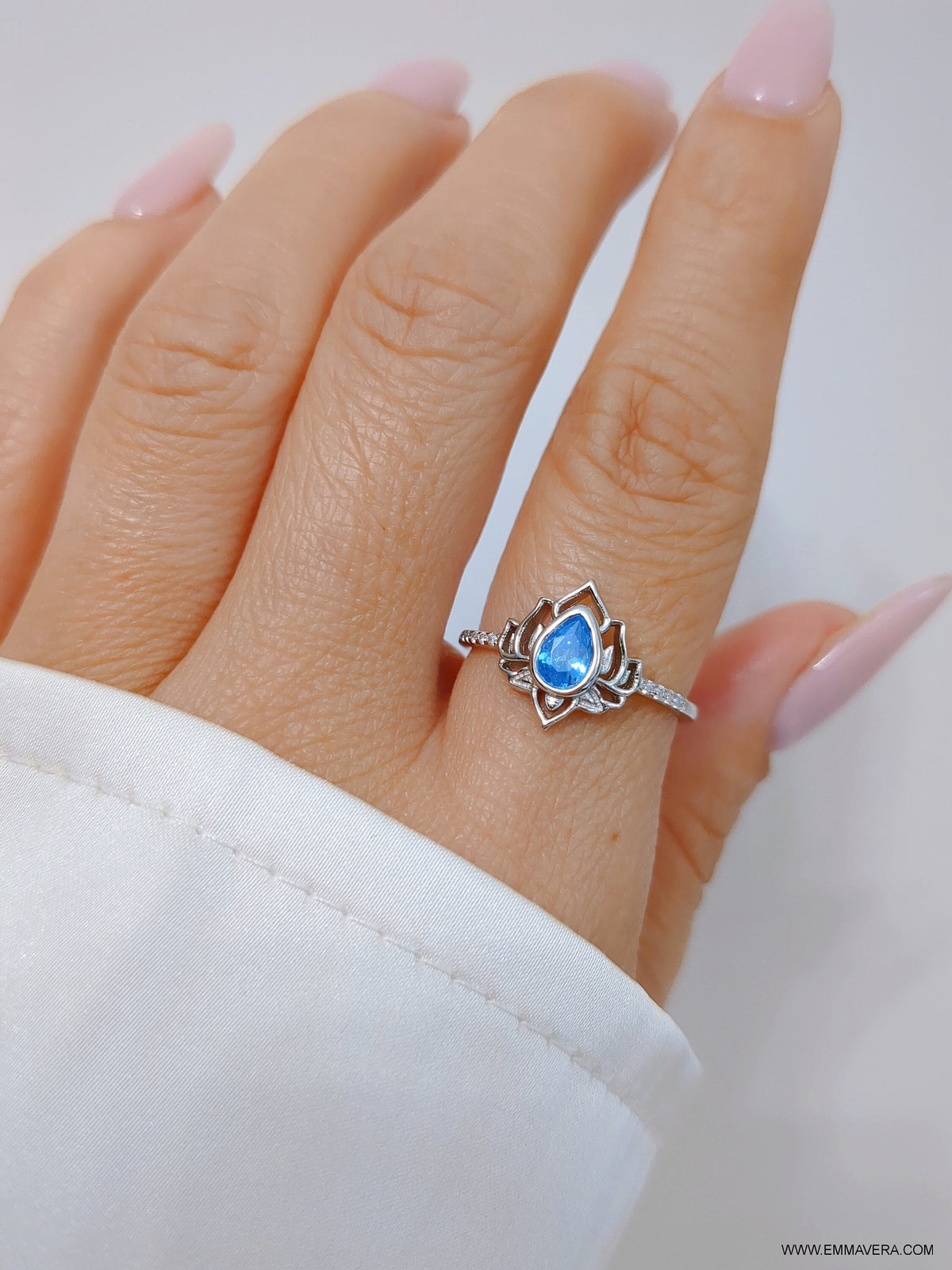 Lotus Ring – 925 Sterling Silver
