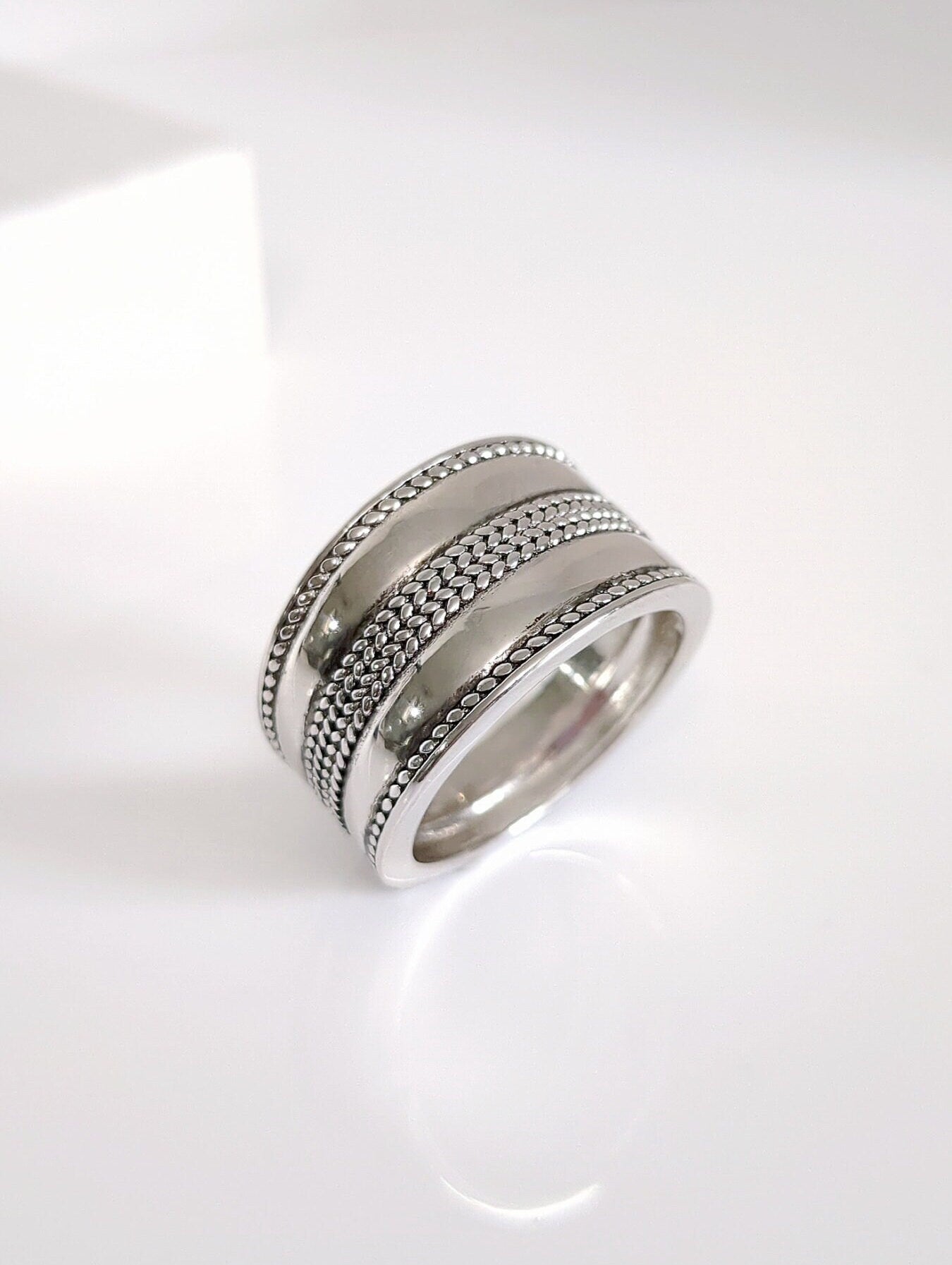 Concave Bali Ring