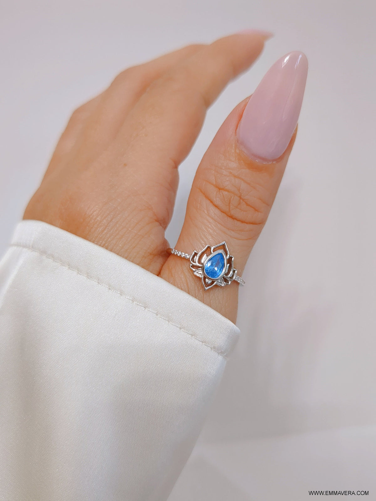Lotus Ring – 925 Sterling Silver