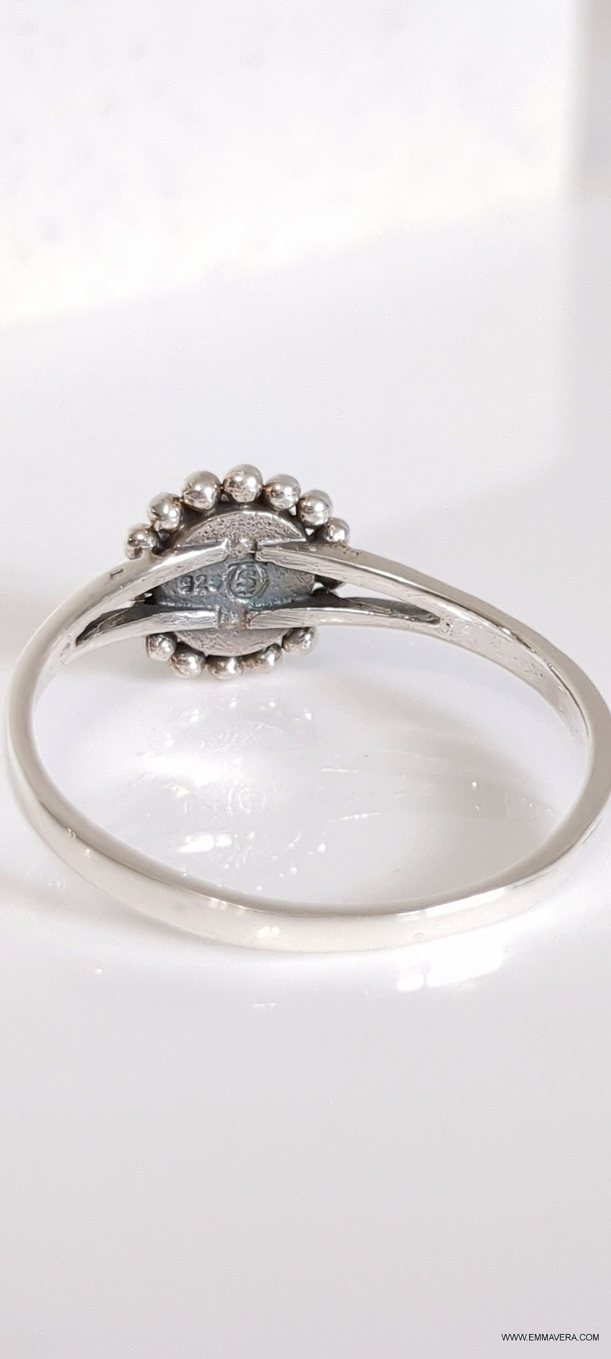 Moonstone Women's Ring – 925 Sterling Silver