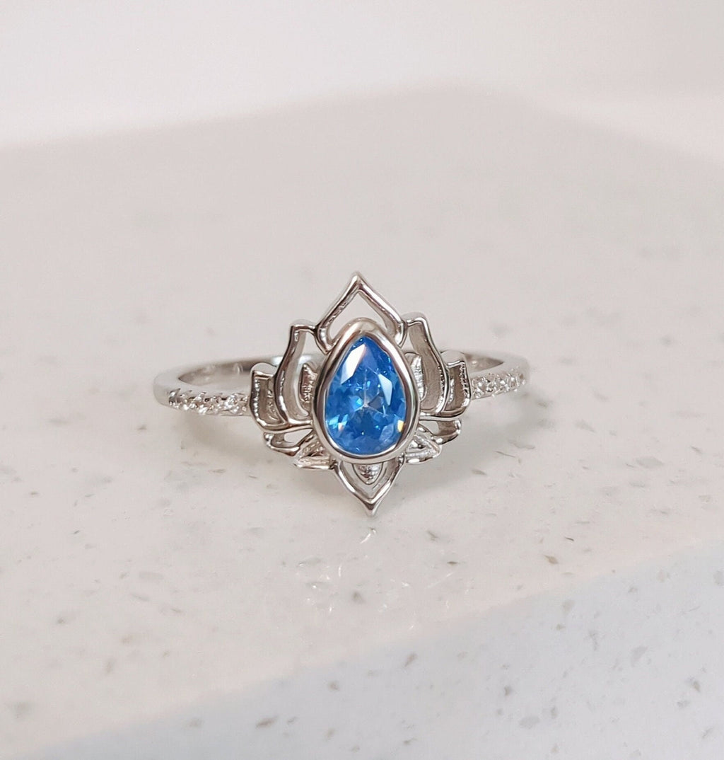 Lotus Ring – 925 Sterling Silver