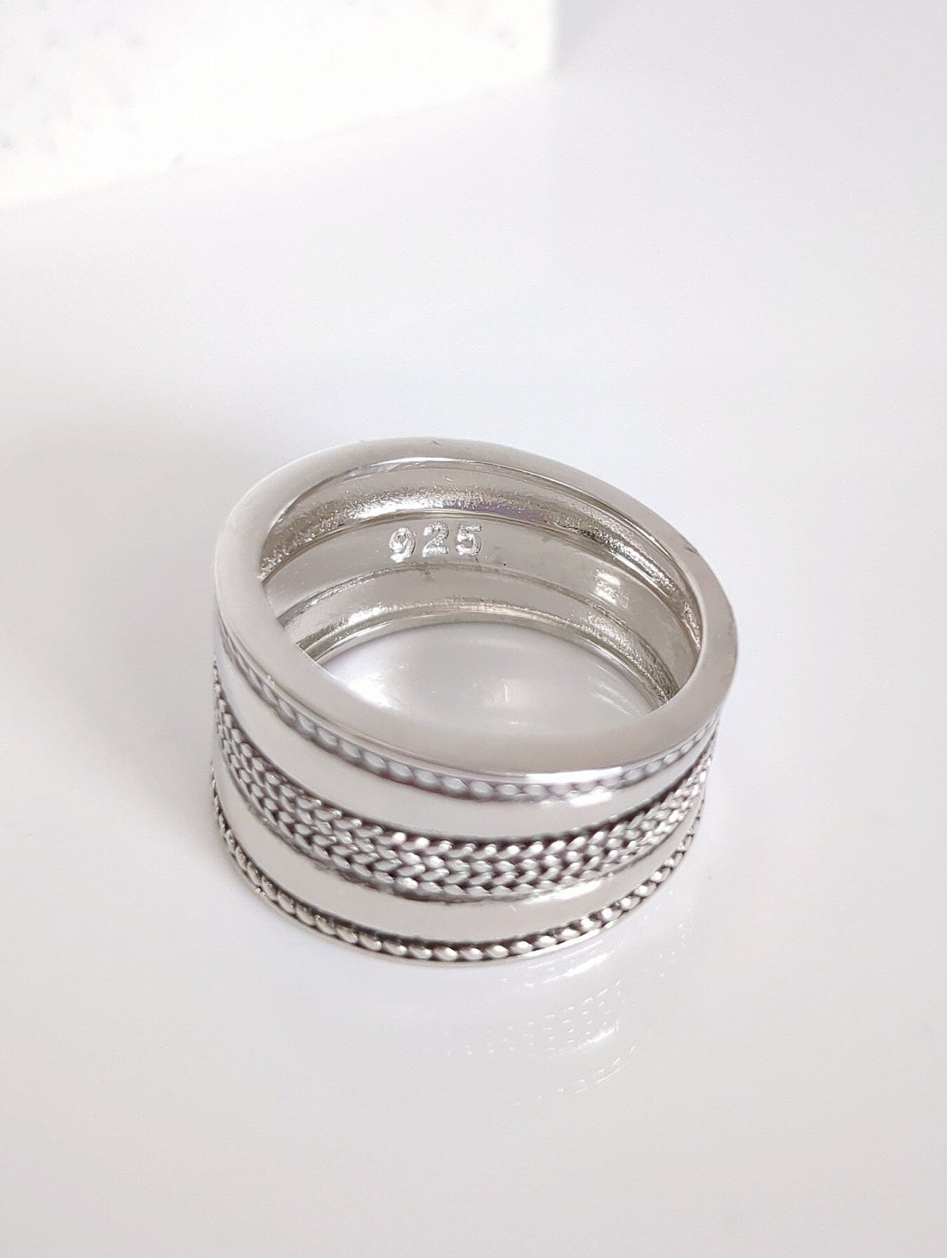 Concave Bali Ring