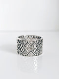 Wide Statement Ring – 925 Sterling Silver