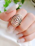 Spiral Statement Ring – 925 Sterling Silver