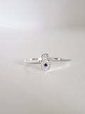 Thin Hand Women's Ring – 925 Sterling Silver