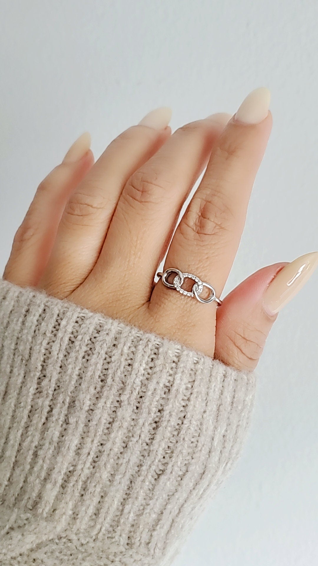 Chain Statement Chain Thumb Ring