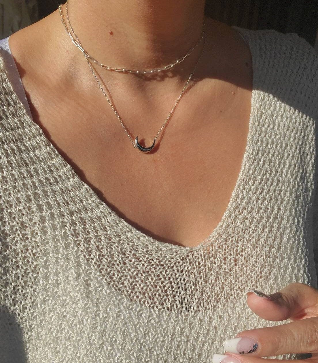 Moon Crescent Necklace