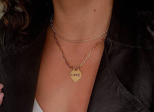 Gold Heart Necklace