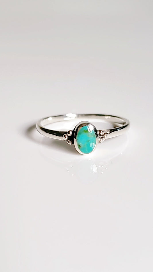 Beaded Turquoise Ring