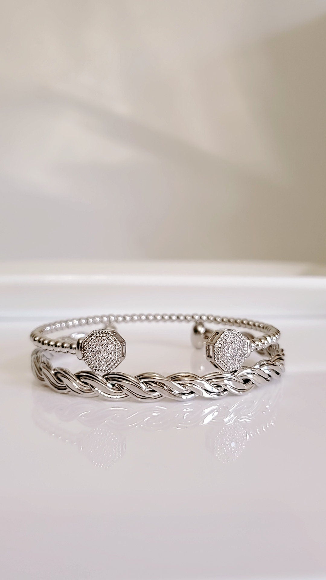 Dainty Silver Bracelet Minimalist Bracelet