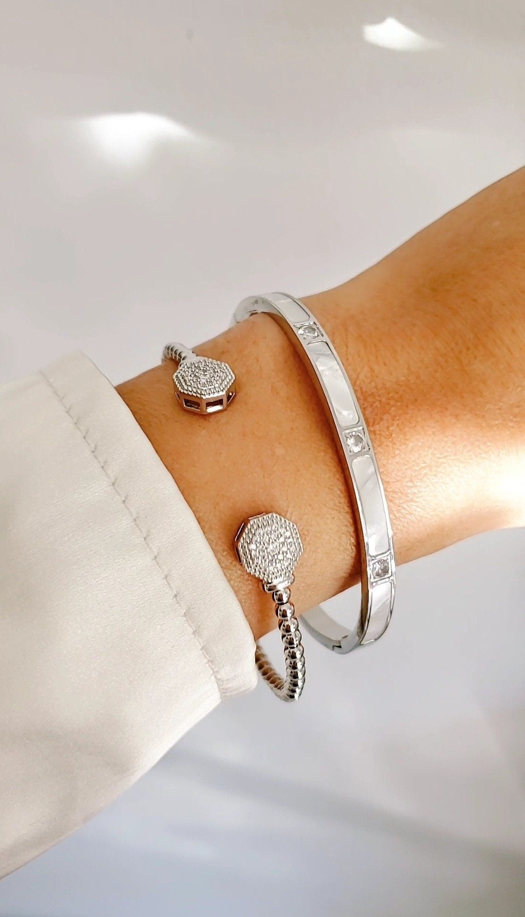 Silver Women's Bangle