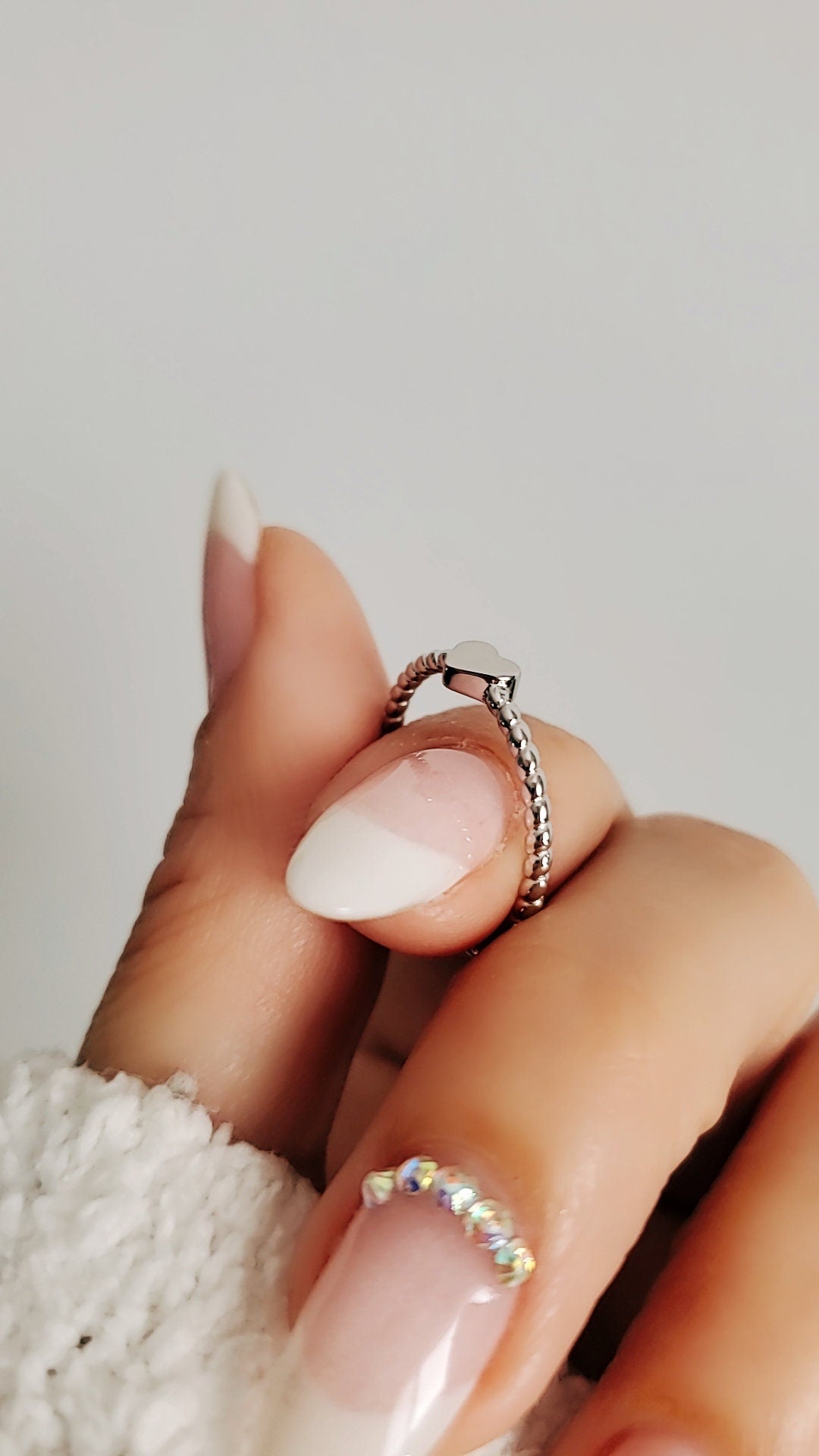 Simple Sterling Silver Heart Ring