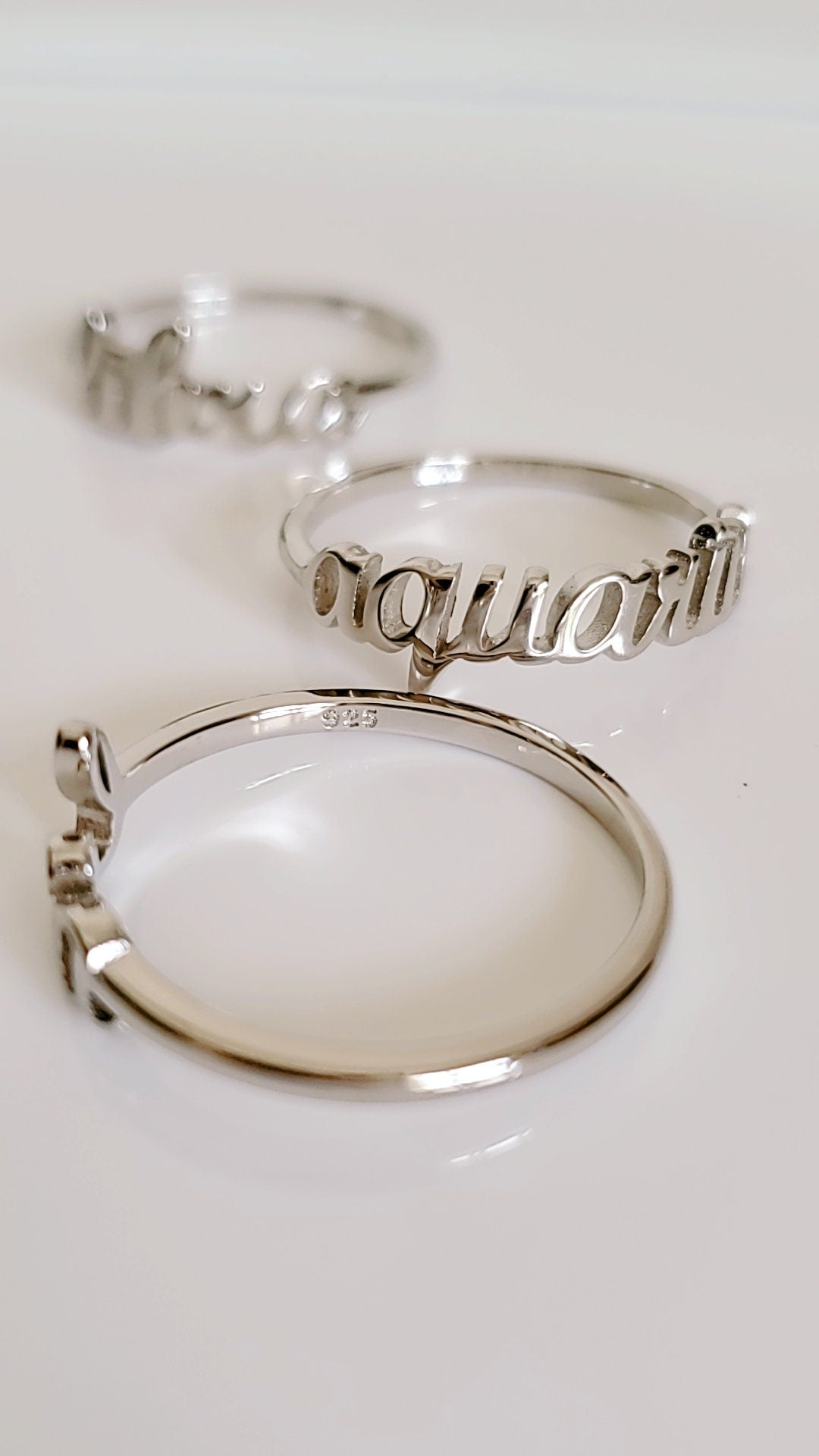 Zodiac Ring – 925 Sterling Silver