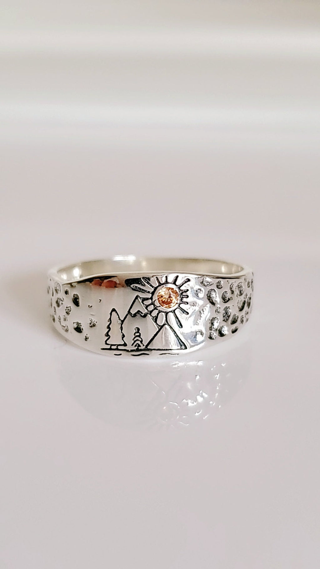 Mountain Lover Ring – 925 Sterling Silver