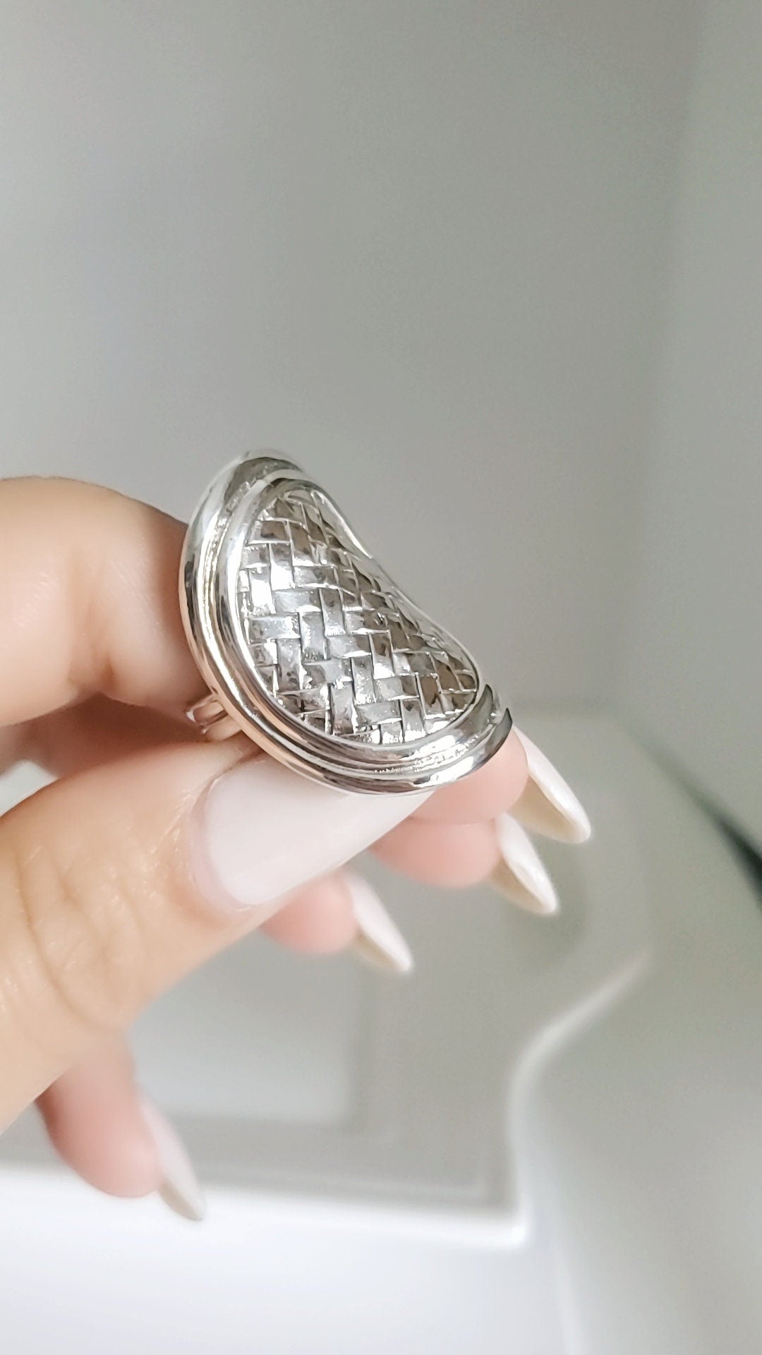 Shield Boho Statement Ring