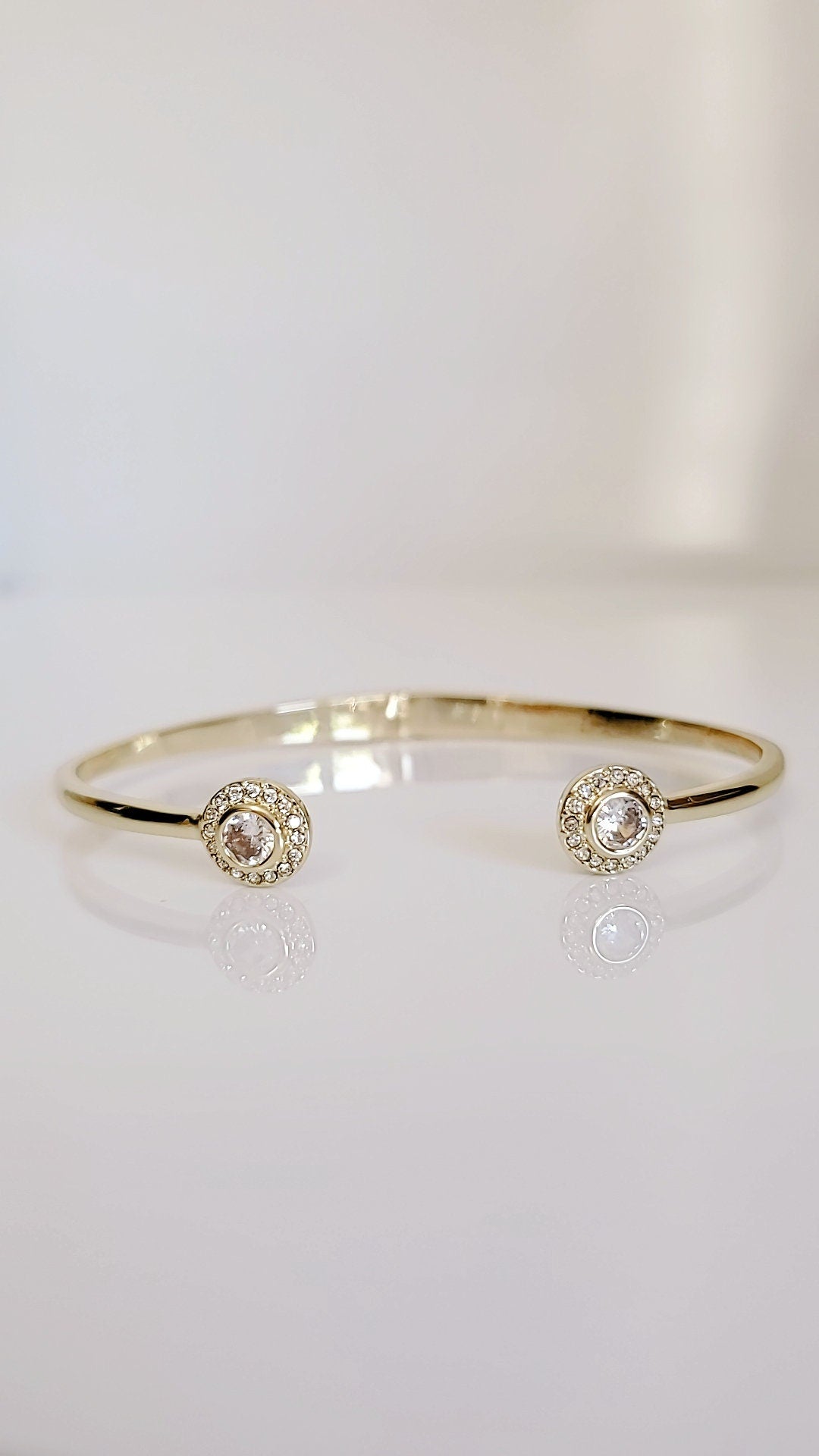 Dainty Gold Bangle Bracelet