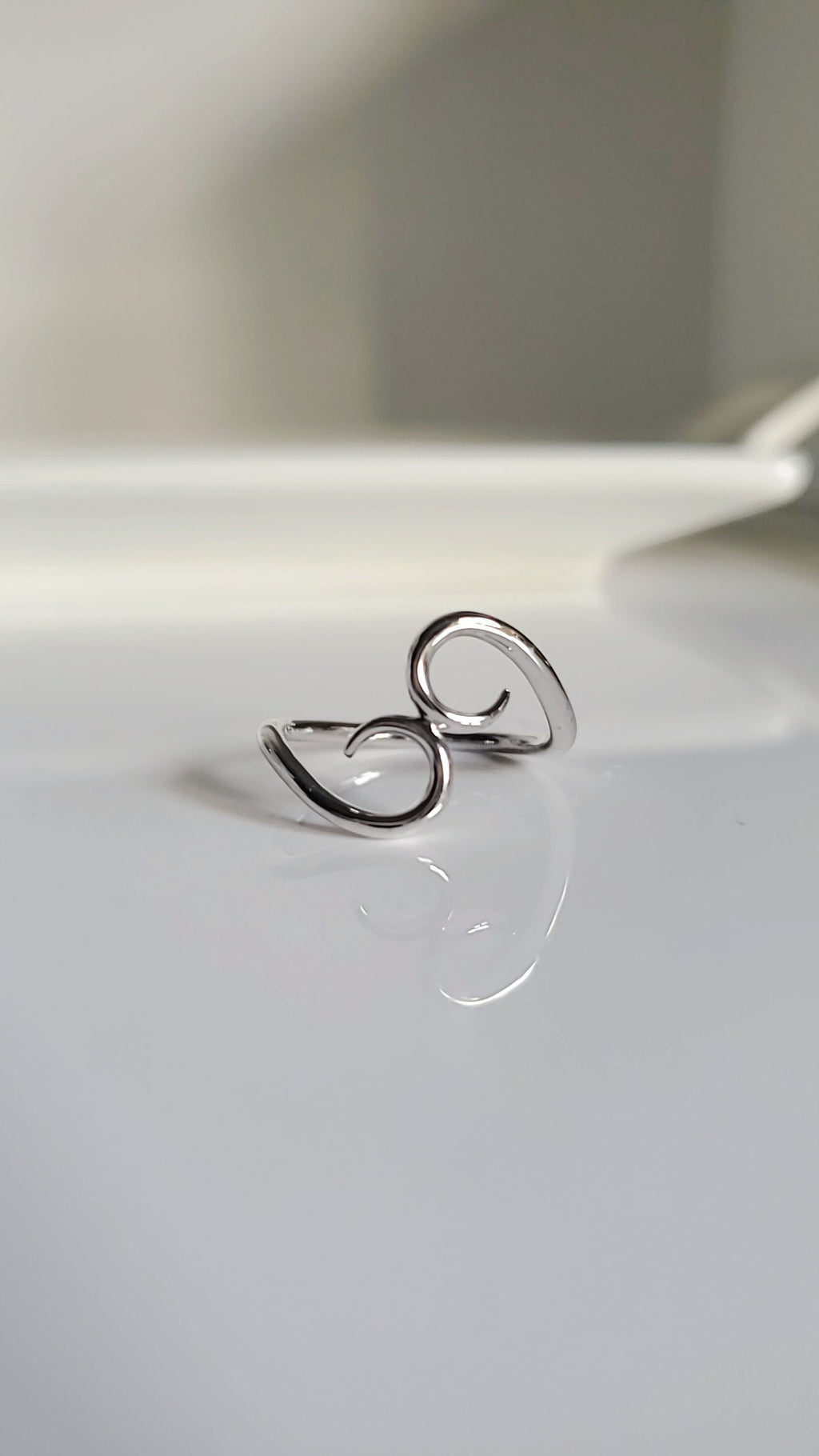 Spiral Women's Ring – 925 Sterling Silver