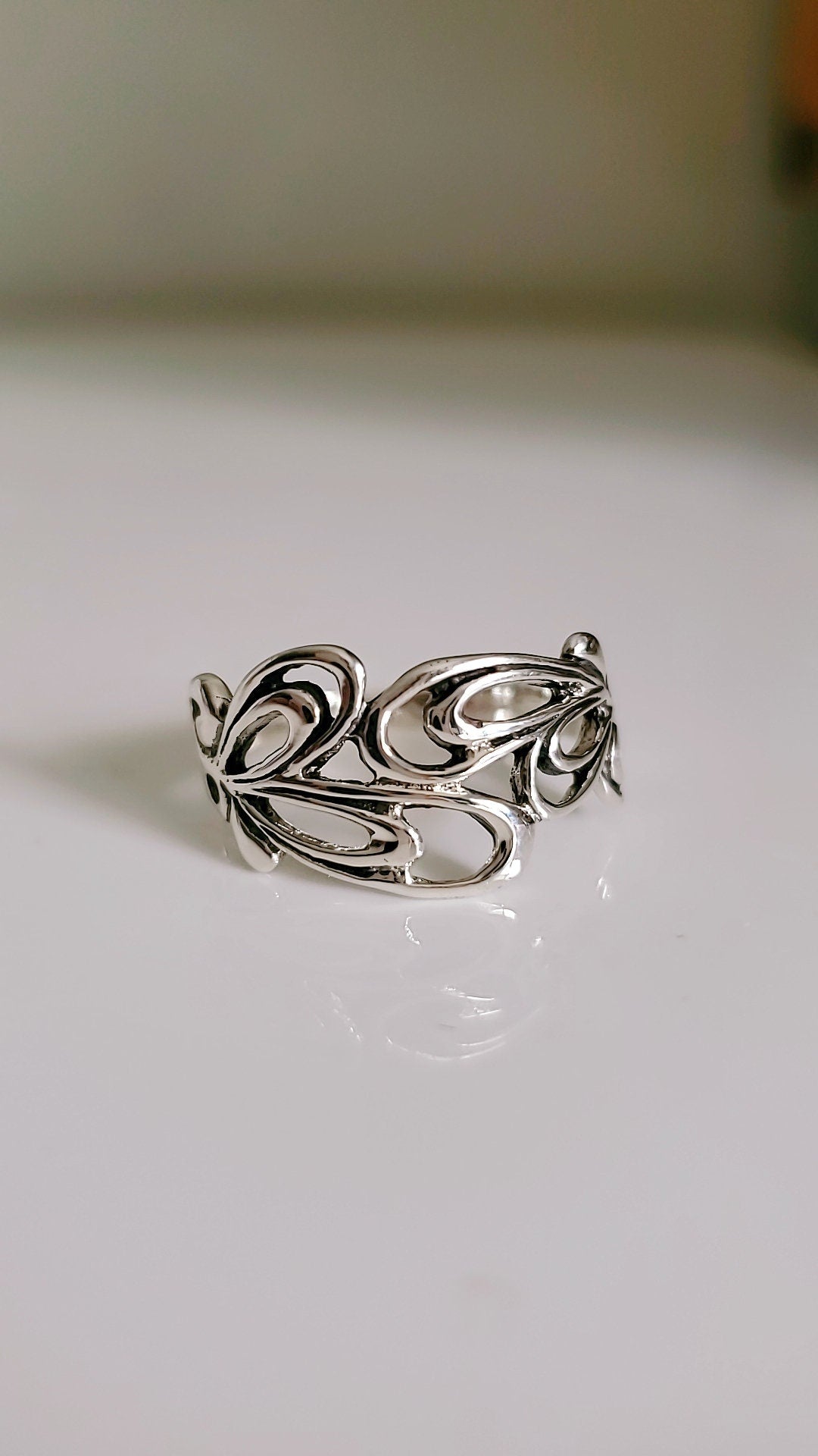 Statement Ring – 925 Sterling Silver with High Polish Finish
