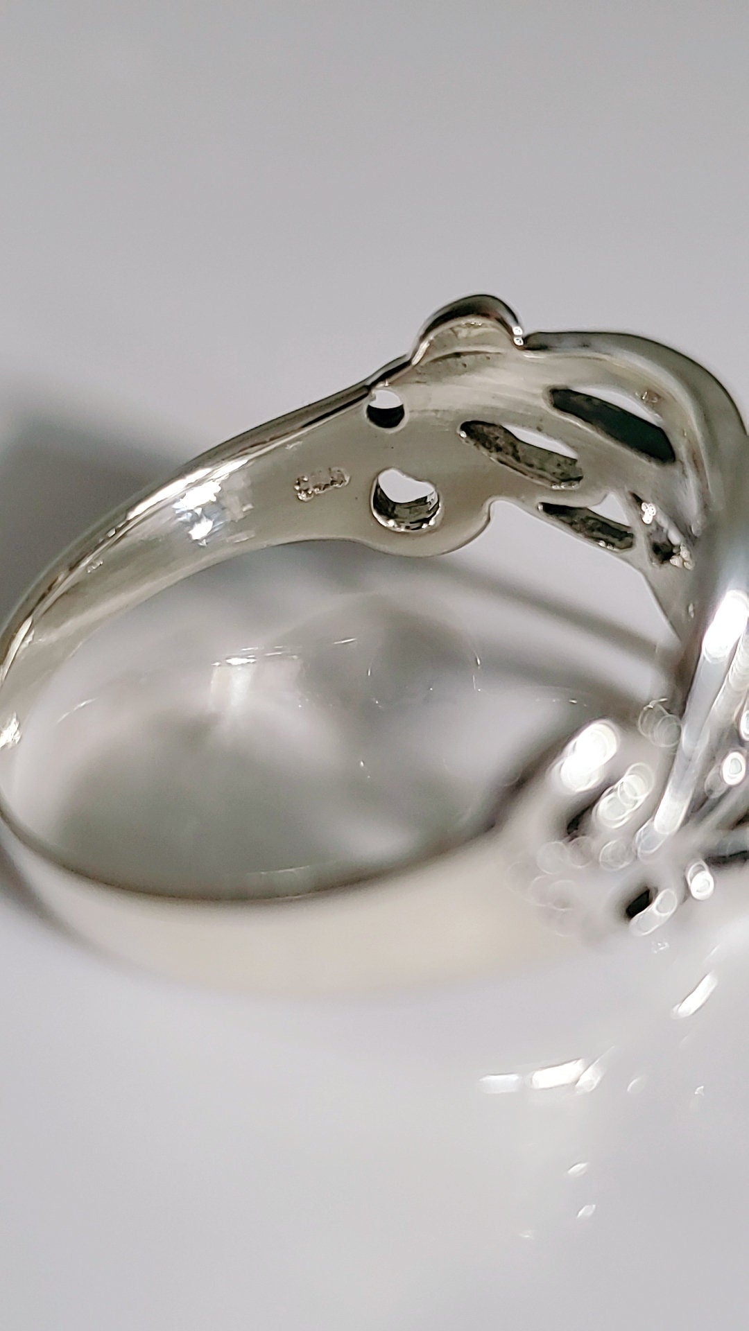Statement Ring – 925 Sterling Silver with High Polish Finish