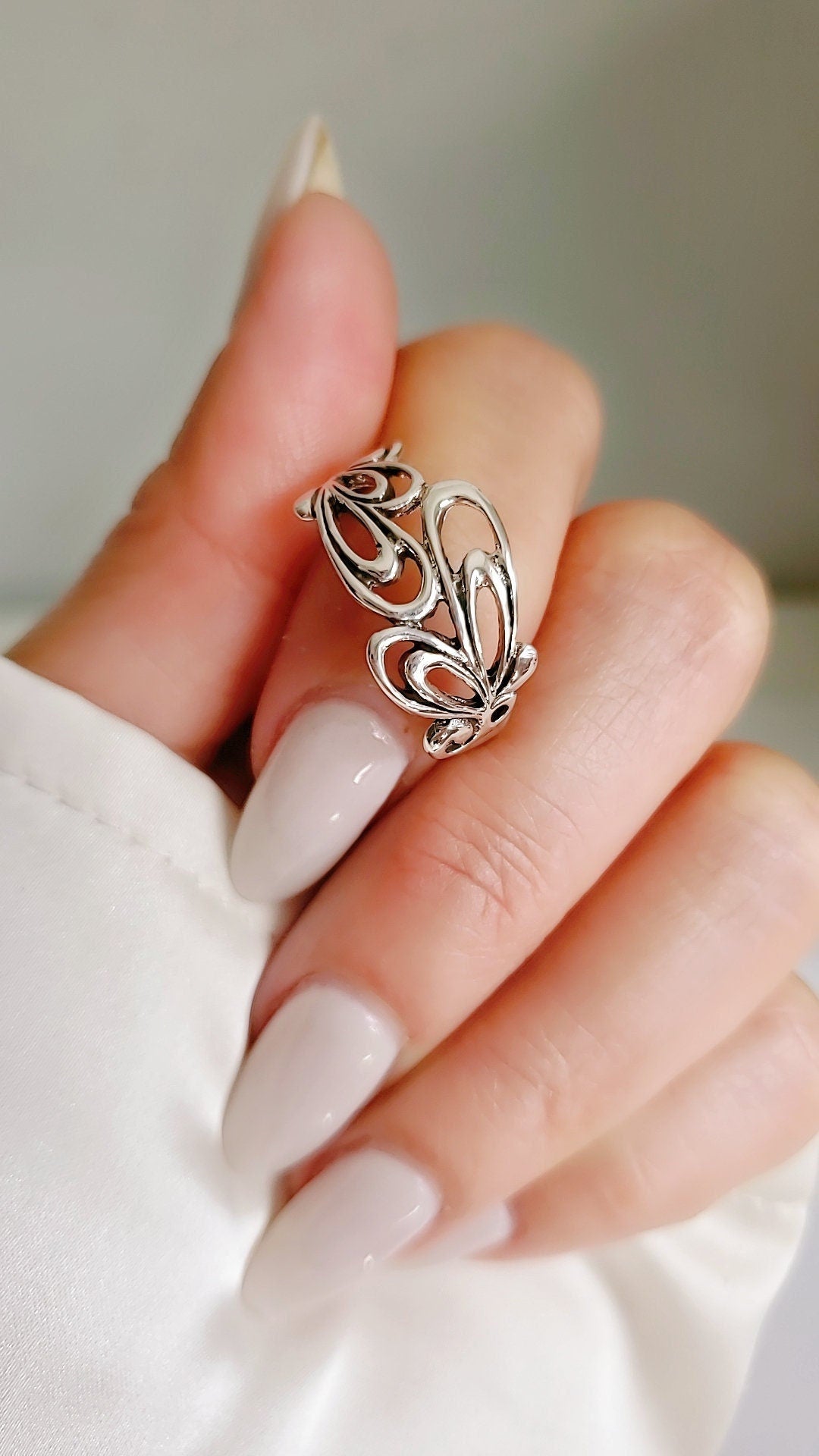 Statement Ring – 925 Sterling Silver with High Polish Finish