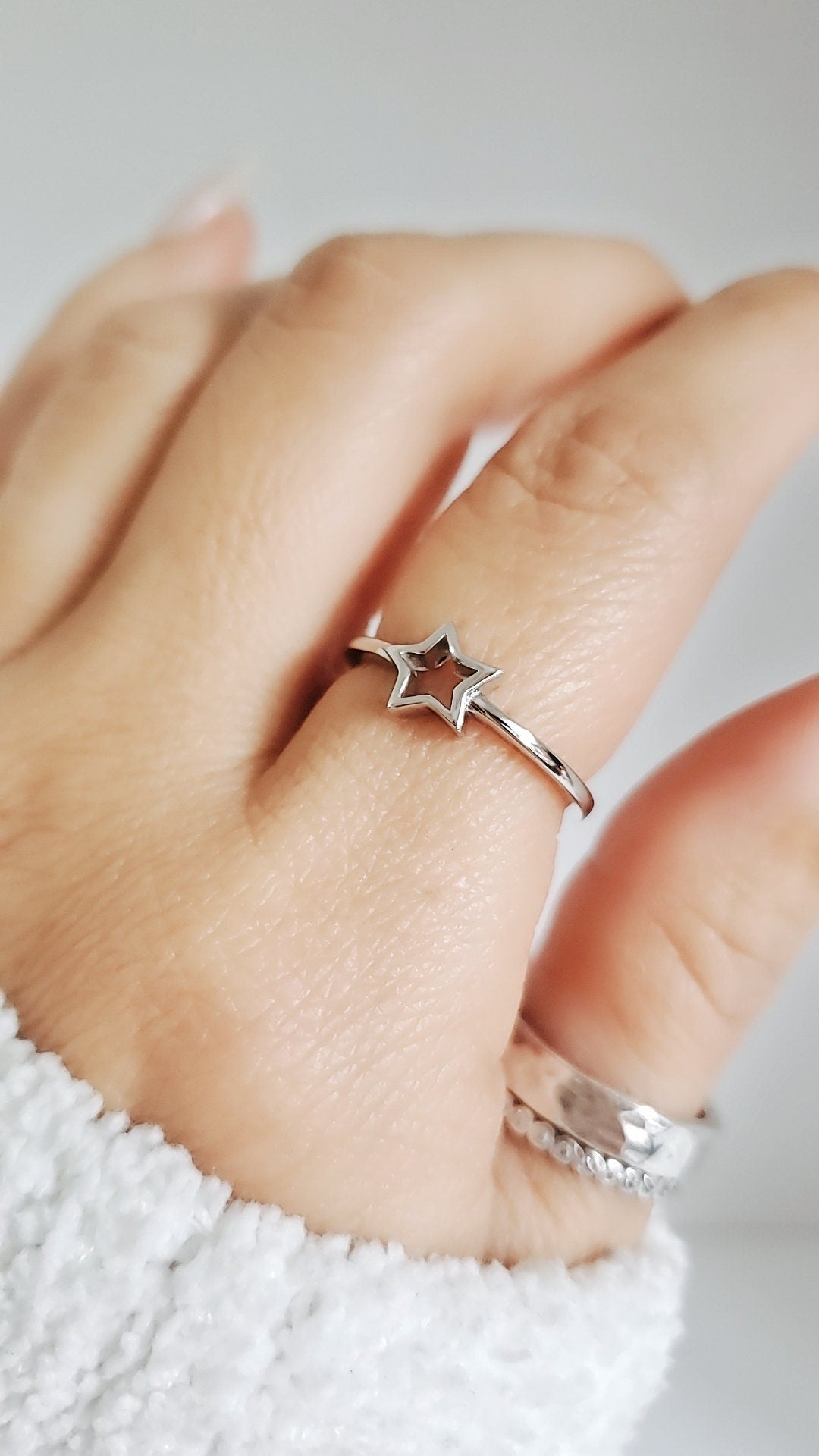 Shooting Star Women's Ring – 925 Sterling Silver