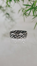 Oxidized Unisex Ring – 925 Sterling Silver with Finish