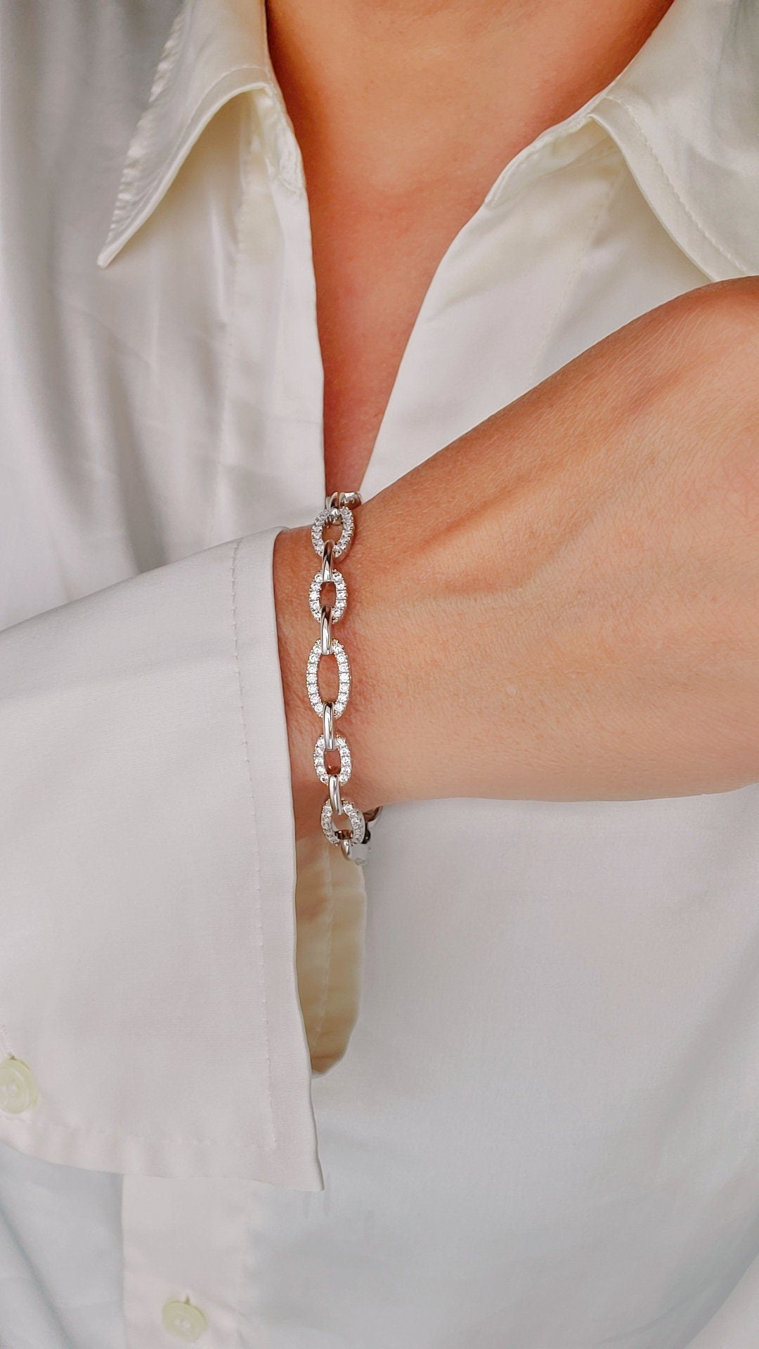 Silver Bangle Bracelet