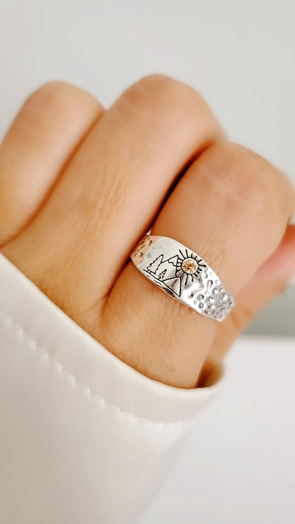 Mountain Lover Ring – 925 Sterling Silver