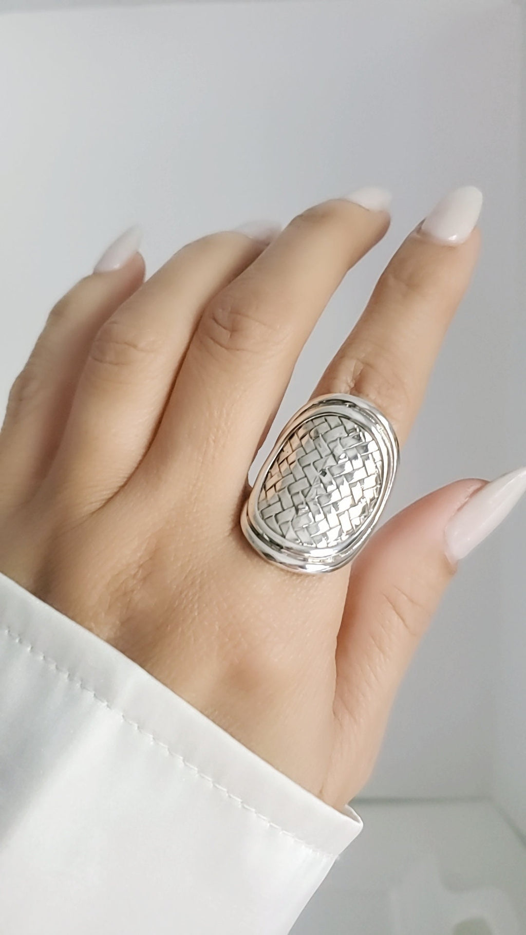 Shield Boho Statement Ring