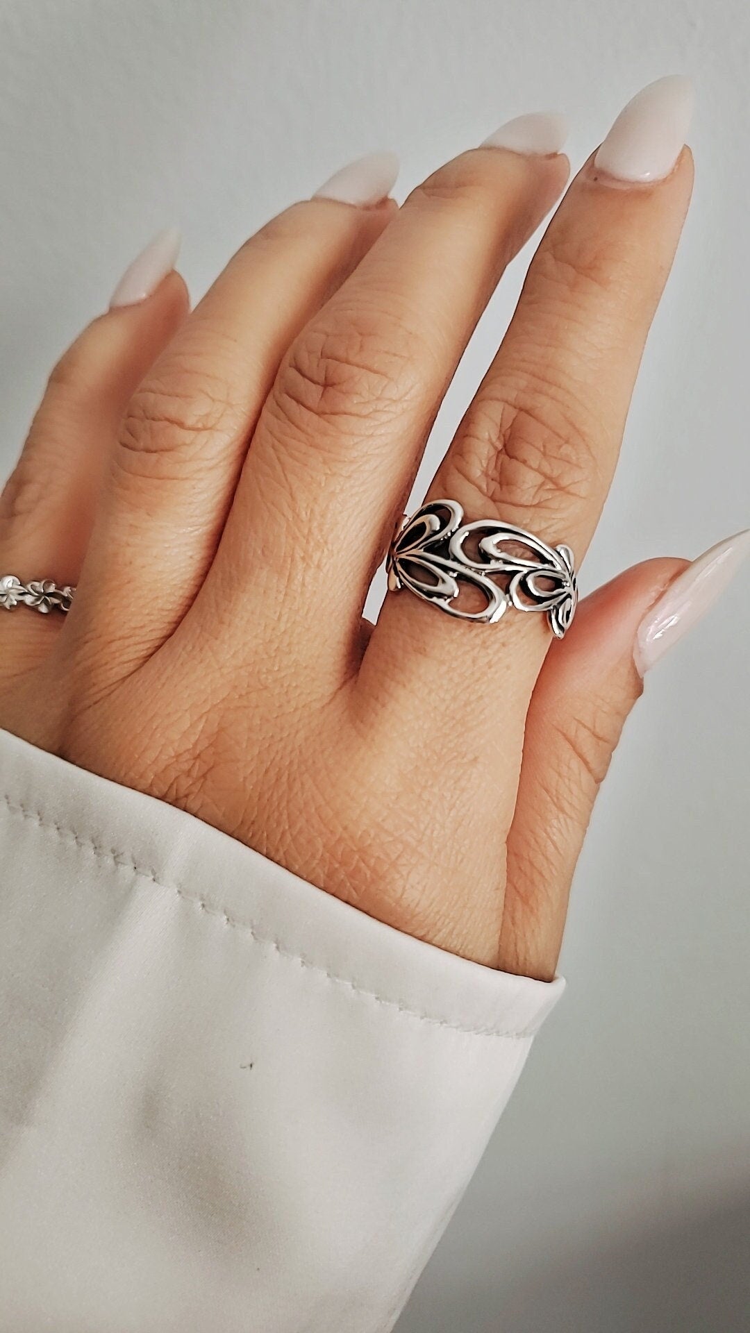 Statement Ring – 925 Sterling Silver with High Polish Finish