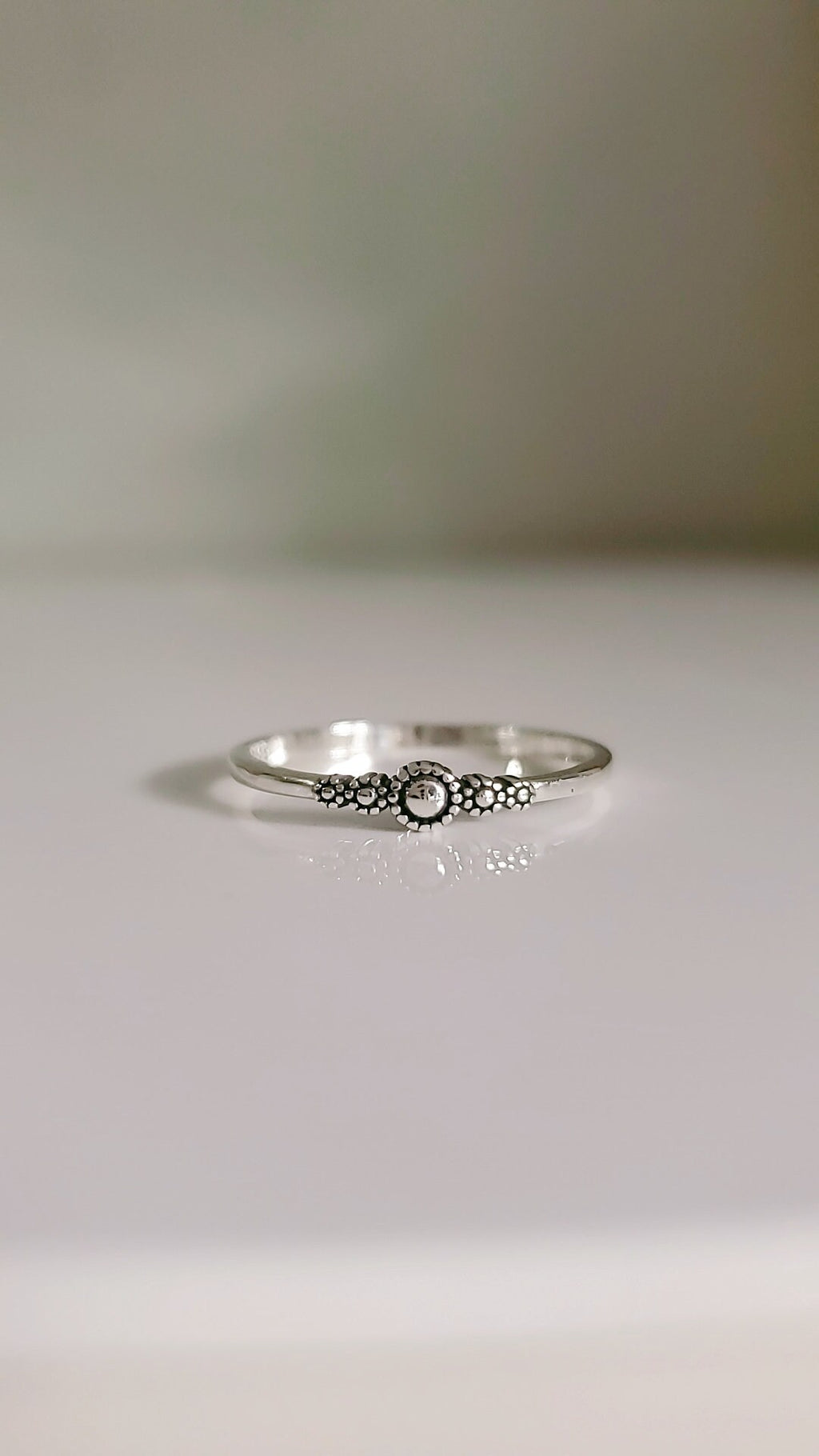 Dainty Bali Women's Ring – 925 Sterling Silver