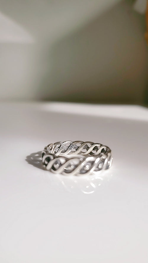 Braided Beaded Ring