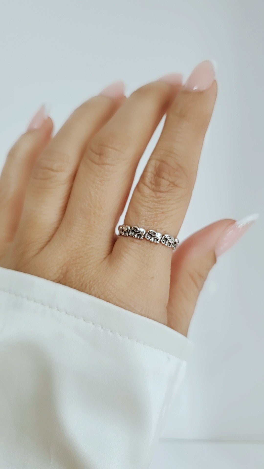 Sterling Silver Elephant Ring