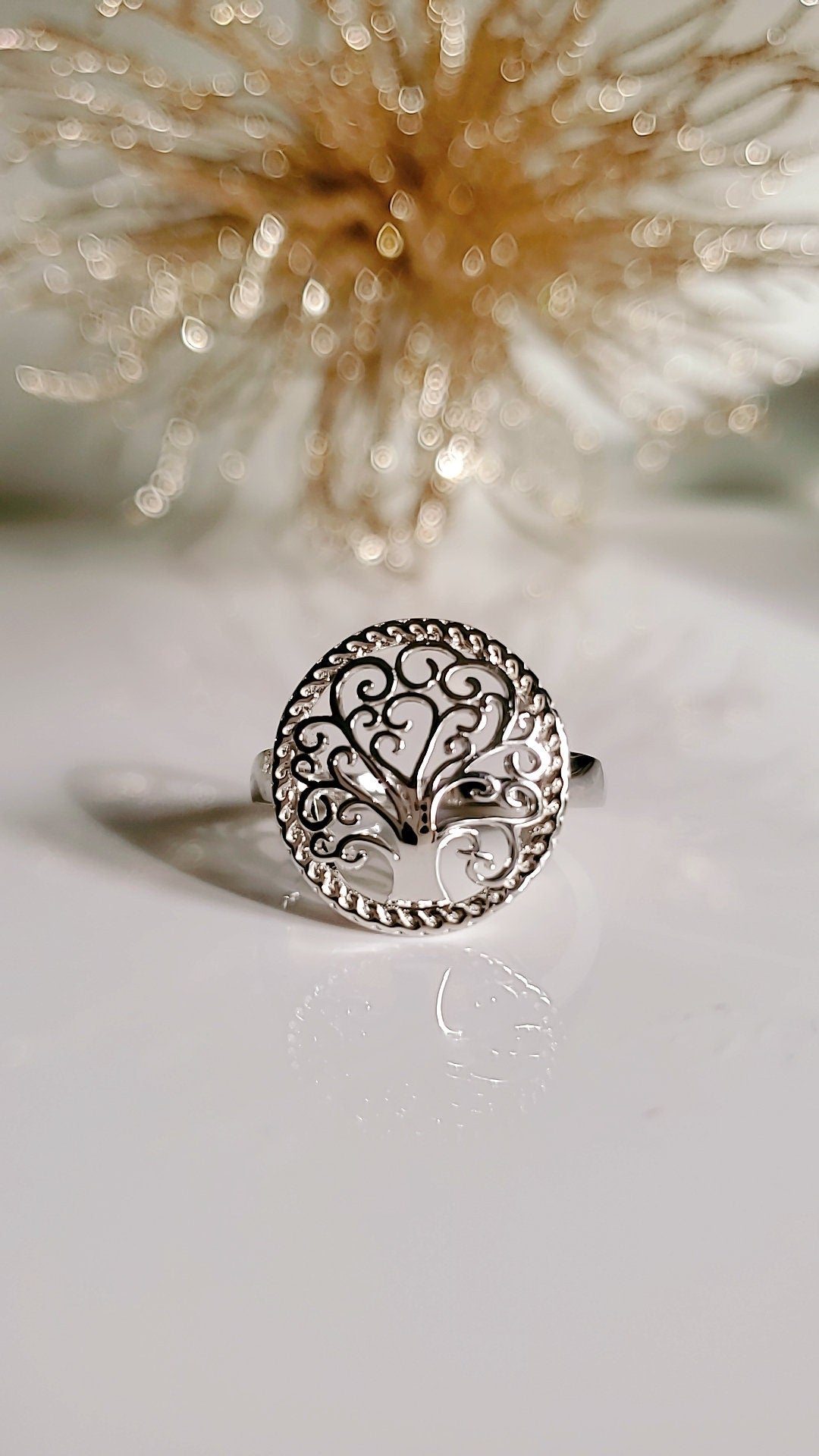 Sterling Silver Tree of Life Ring,  Women Ring, 925 Stamped, Tree of Life Women Ring, Gift for Women, Gift ideas