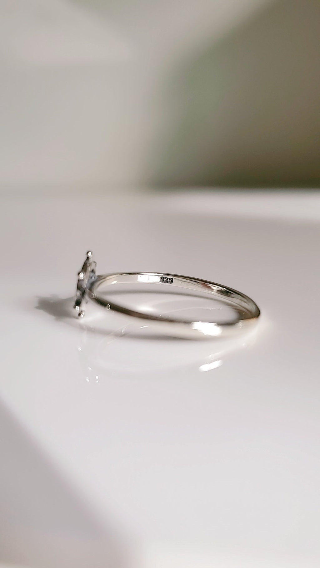 Sterling Silver Dainty Helm Ring