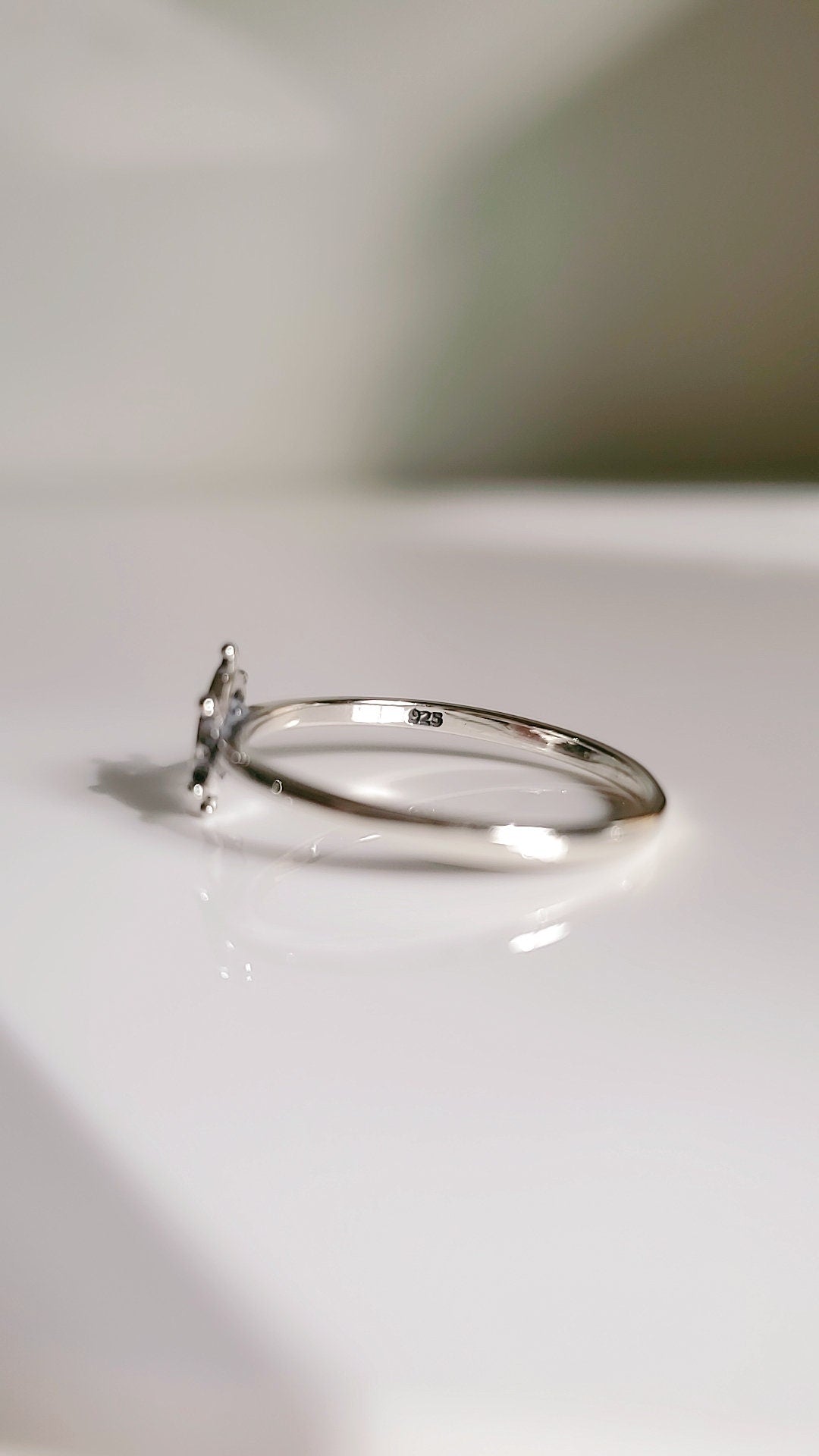 Sterling Silver Dainty Helm Ring